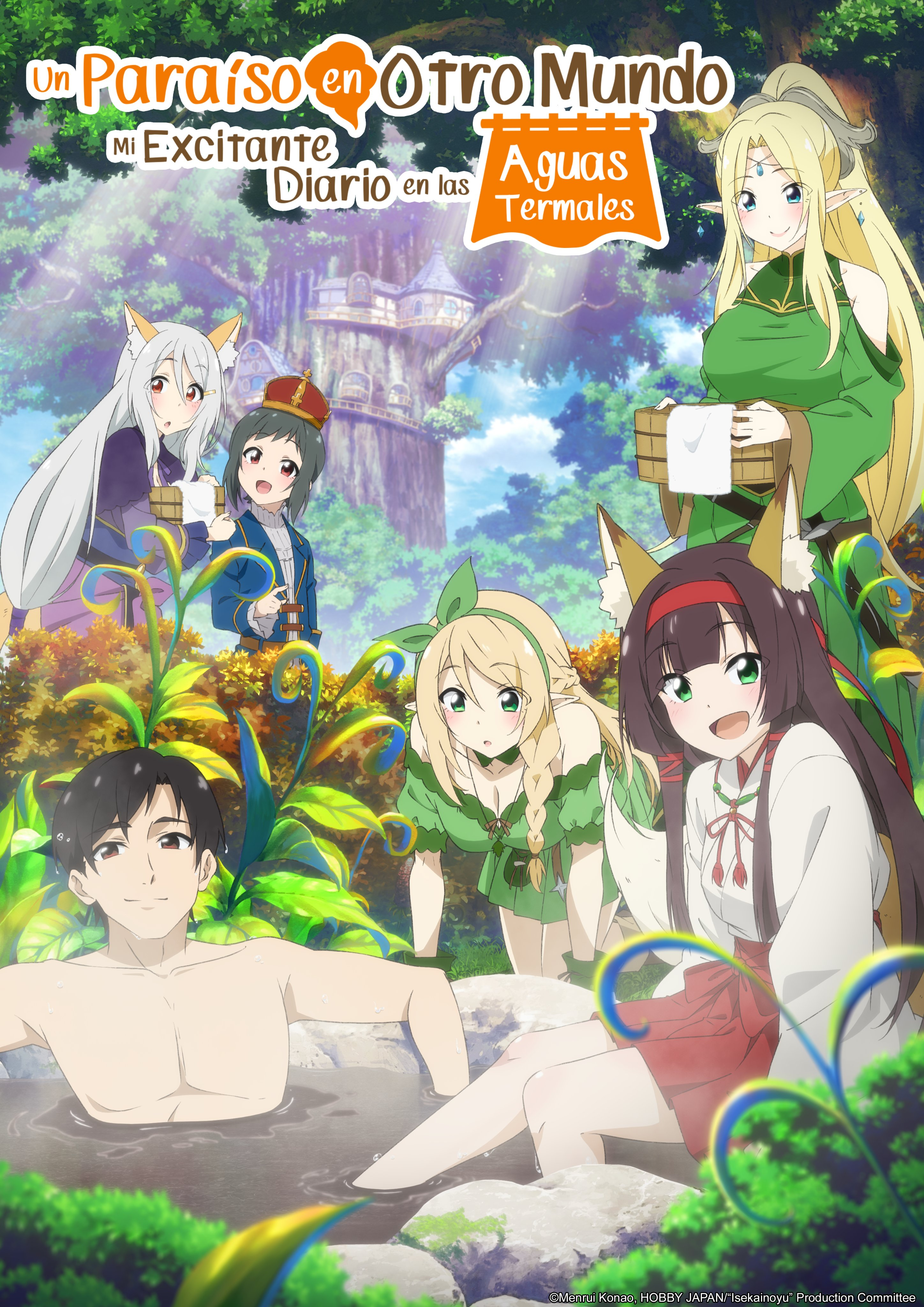 Meitou "Isekai no Yu" Kaitakuki: Around 40 Onsen Mania no Tensei Saki wa, Nonbiri Onsen Tengoku deshita