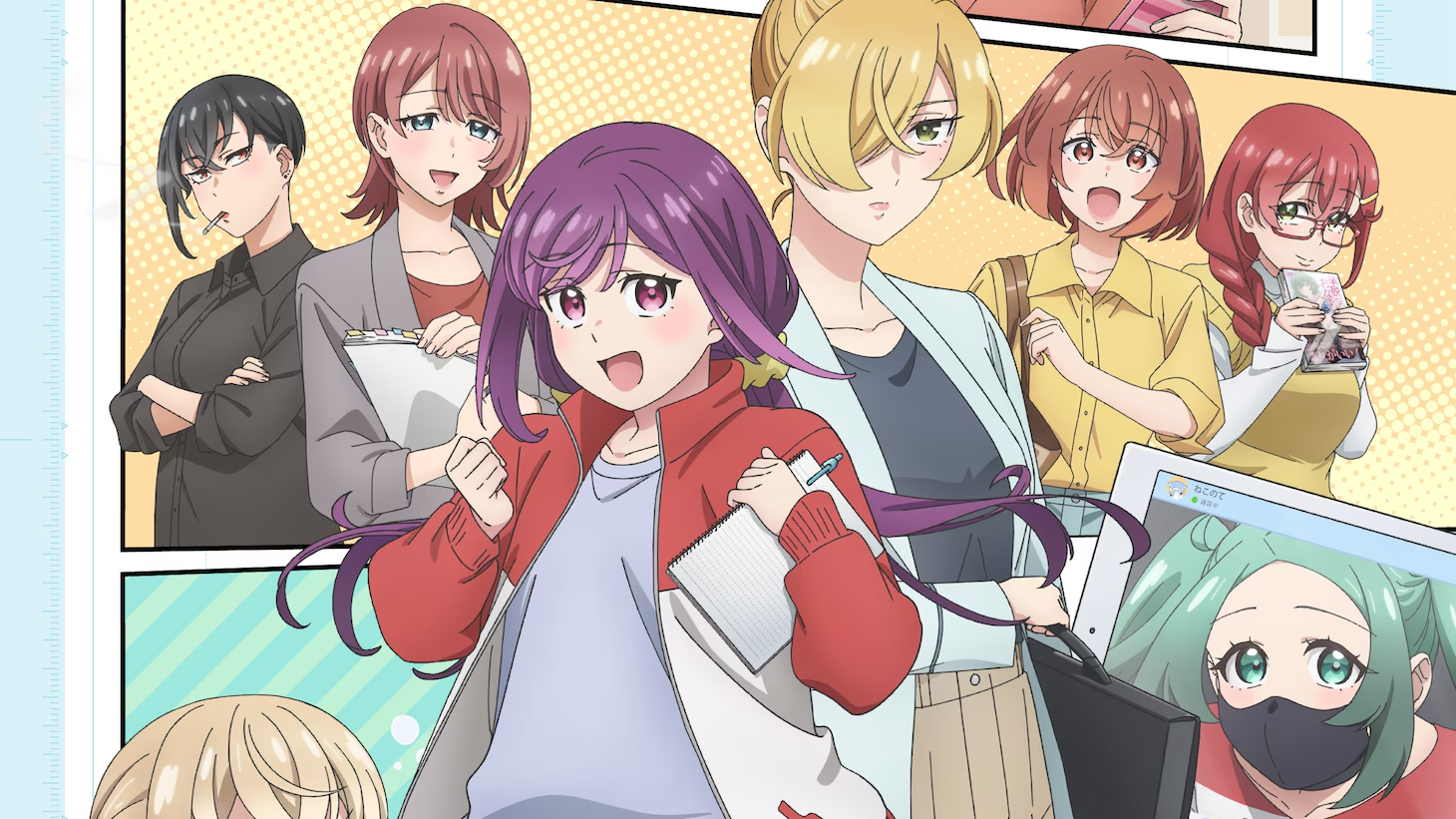 El anime Egao no Taenai Shokuba Desu llegará el 6 de octubre