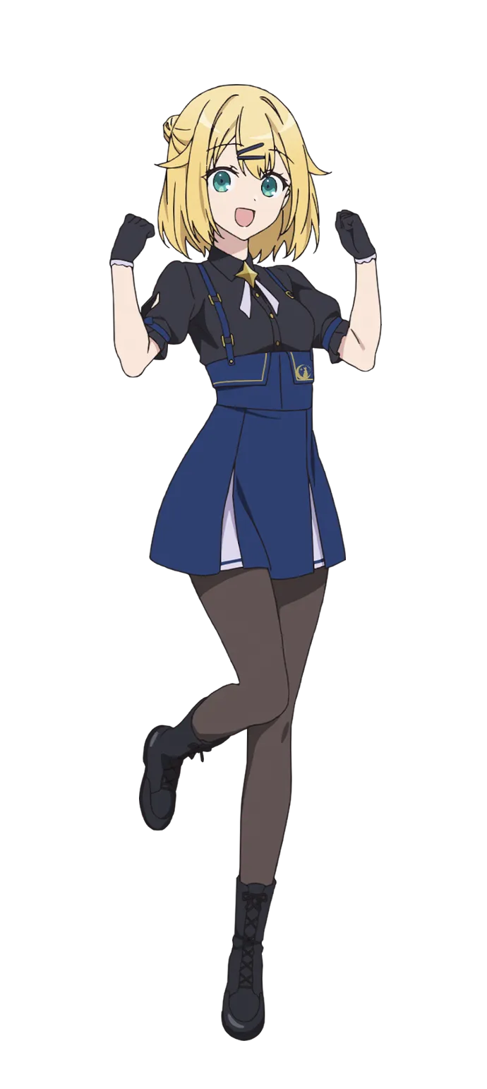 Diseño de personaje Lucrecia Otis de Yūsha Party o Oidasareta Kiyōbinbō