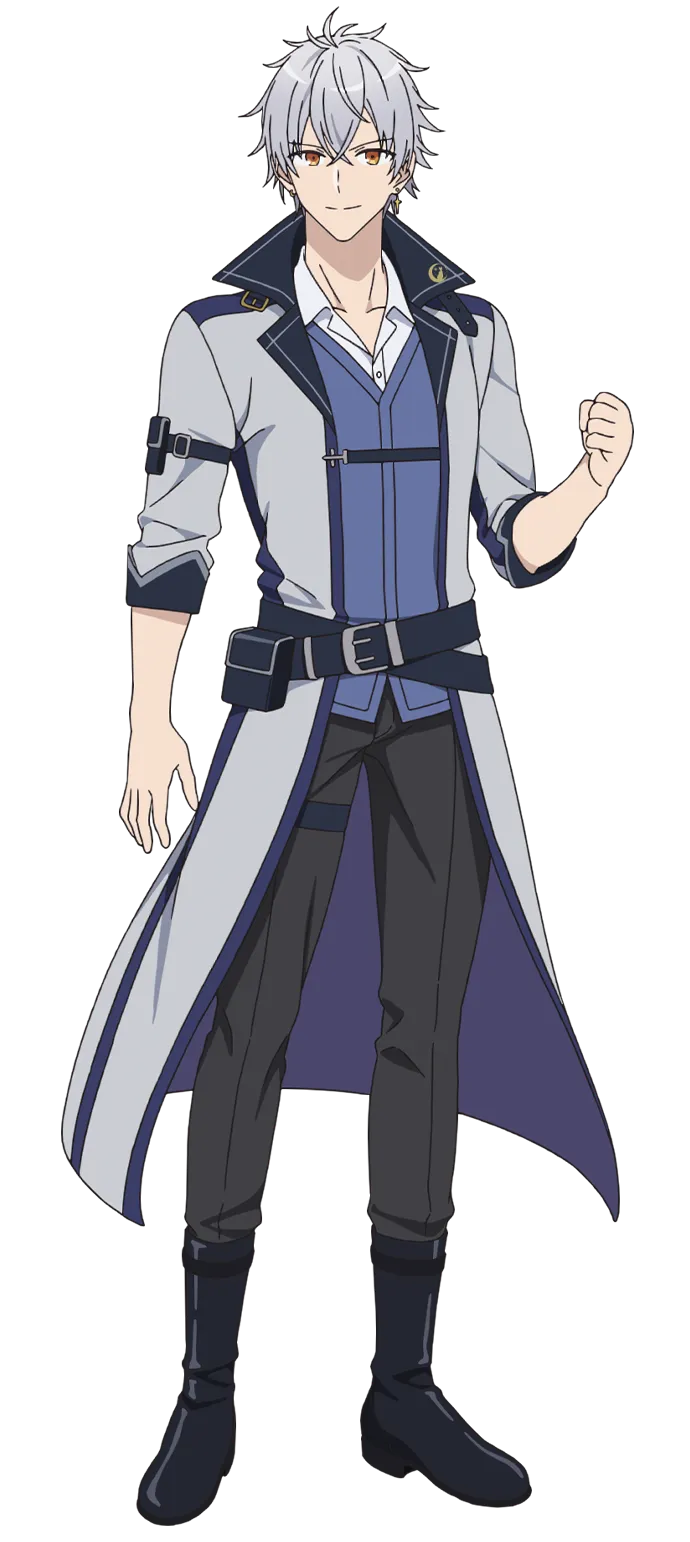 Diseño de personje de Wilkes Severley de Yūsha Party o Oidasareta Kiyōbinbō